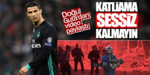 Cristiano Ronaldo, Doğu Guta'daki Katliama Sessiz Kalmadı