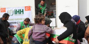 İHH’dan Afrin’deki Ailelere İnsani Yardım