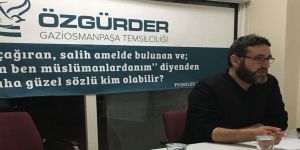 Gaziosmanpaşa Özgür-Der’de “Tebliğde Usul ve Üslup” Konuşuldu