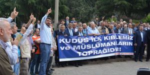 İsrail ve Fransa Amasya’da Protesto Edildi