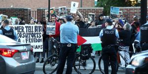 İşgalci İsrail’in Gazze’deki Saldırılarına ABD’de Protesto!