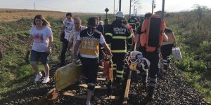 Tekirdağ'da Tren Kazası: Bazı Vagonlar Raydan Çıktı