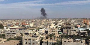 İşgalci İsrail'den Gazze'ye Hava Saldırısı