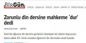 Madem Zorunlu Din Dersi Olmaz, Öyleyse Eğitimde Atatürkçülük Dayatması da Kalkmalı!