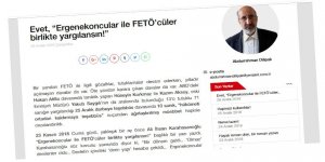 Ergenekon-Balyozcular da FETÖ’cüler Gibi Sanık Sandalyesine Oturtulmalı!
