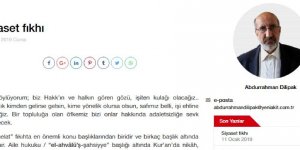 Müslüman Halkları Temsil İddiasında Bulunanlar İslam Siyaset Fıkhını Biliyorlar mı?