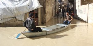 İdlib’de Asi Nehri Taştı