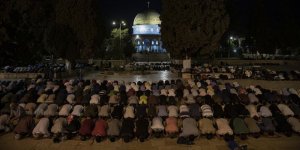 Mescid-i Aksa’da İlk Teravih Kılındı