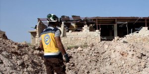 İdlib’de Beyaz Baretliler'e Hava Saldırısı