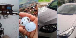Ordu'daki Dolu Yağışında 10 Kişi Yaralandı