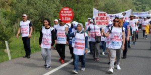 'Emek ve Adalet Yürüyüşü' Beşinci Gününde