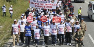 'Emek ve Adalet Yürüyüşü' Sekizinci Gününde