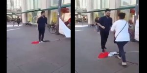 Dünyada Böyle Onurlu İnsanlar da Var! Katillerin Bayrağına İzin Vermedi!