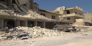 Bombardıman Altındaki İdlib’den Kareler