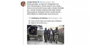 HDP’li Lezgin Botan Yalanı Ortaya Çıkınca Tweetini Sildi