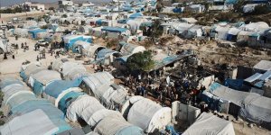 Katil İran ve Esed’in Vurduğu Çadır Kampı Havadan Görüntülendi