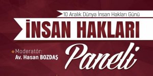 Hüda-Par'ın Düzenlediği Panelde İnsan Hakları Konusu Ele Alınacak