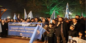 Çin’in Uygurlara Dönük Zulümleri Ankara’da Protesto Edildi
