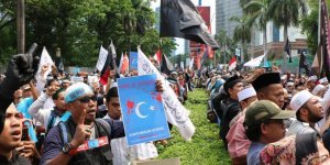 Endonezya'da Çin’in Uygurlara Yönelik Politikaları Protesto Edildi