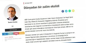 Akit Yazarı İbrahim Karataş Taşı Gediğine Koymuş: Dünyadan Bir Zalim Eksildi!