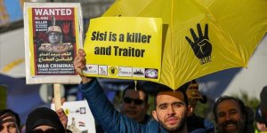 Abdulfettah Es-Sisi Londra'da Protesto Edildi