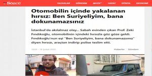 Hırsız “Ben Suriyeliyim, Bana Dokunamazsınız” Demiş!