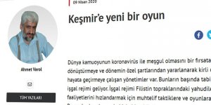 Korona Gündeminin Yoğunluğu İçerisinde Hindistan’ın Gözden Kaçan Keşmir Fırsatçılığı