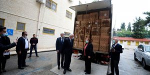 Filistin Sağlık Bakanlığı, Türkiye'nin Gönderdiği Tıbbi Malzemeyi Teslim Aldı