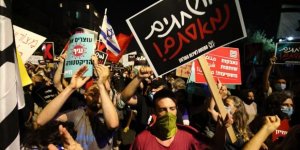 Siyonist İsrail'de Netanyahu Karşıtı Gösteriler Devam Ediyor