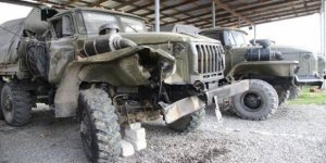 Ermenistan ordusundan ele geçirilen silah, mühimmat ve araçları görüntülendi