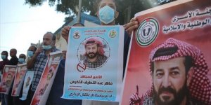 Gazzelilerden açlık grevi yapan Filistinli tutuklu Ahres için uluslararası örgütlere harekete geçme çağrısı