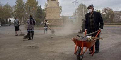 Azerbaycan'ın Terter kentinde savaşın izleri siliniyor