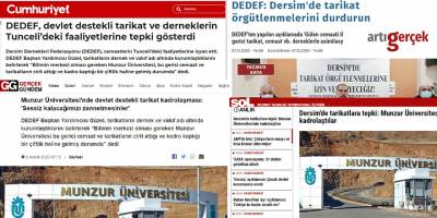 DEDEF kolektifi cemaat birlikteliğine karşı