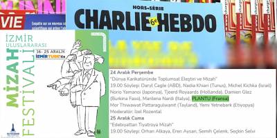 Charlie Hebdo Dergisinin yayın danışmanı İzmir Belediyesi tarafından onore ediliyor!