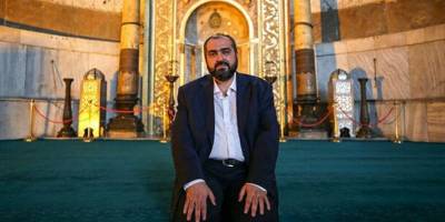 Ayasofya'nın imamından haklı destek