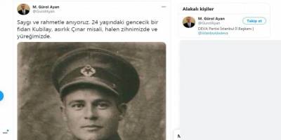 DEVA Partili il başkanından Kemalistlere şapka çıkartacak Kubilay paylaşımı!