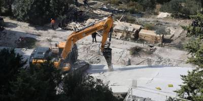 Siyonist İsrail 2020 yılında Kudüs'te Filistinlilere ait 170 evi yıktı