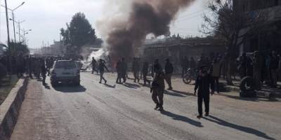 Rasulayn'da bomba yüklü araçla düzenlenen saldırıda 2 çocuk öldü, 4 sivil yaralandı