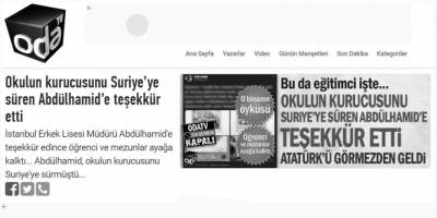 II. Abdülhamid-M. Kemal Atatürk ikileminden kurtulamayan Oda TV!