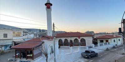 Afrin'deki Ömer Bin Hattab Camii ve Nebi Huri Türbesi restore edildi