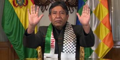 Bolivya Devlet Başkan Yardımcısı Choquehuanca'dan Filistin mesajı