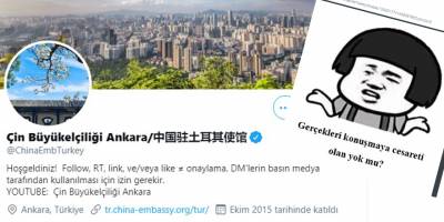 Çin Ankara Büyükelçiliği’nden dezenformasyon