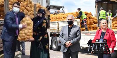 Patatese karşılama töreni!