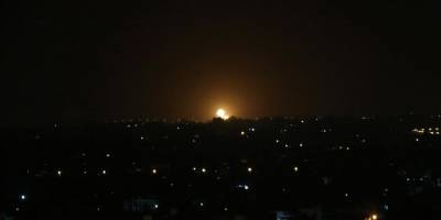 Siyonist İsrail Gazze'de Hamas'a ait noktaları vurdu