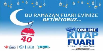 TDV'den çevrimiçi kitap fuarı
