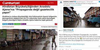 Cumhuriyet Keşmir işgalcisi Hindistan'ın sözcülüğüne mi soyundu?