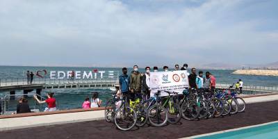 Van'da gençler bisiklet turu etkinliğinde buluştu