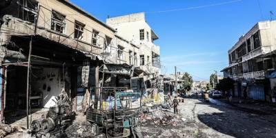 Esed rejiminin İdlib'de pazar yerine saldırısında 10 sivil öldü