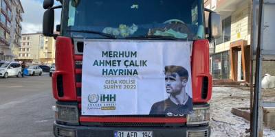 Ahmet Çalık’ın ailesinden Suriyeli mazlumlara yardım