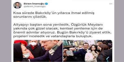 CHP’li Bakırköy’ün ihmal edilmiş sorunlarını İmamoğlu çözmüş!